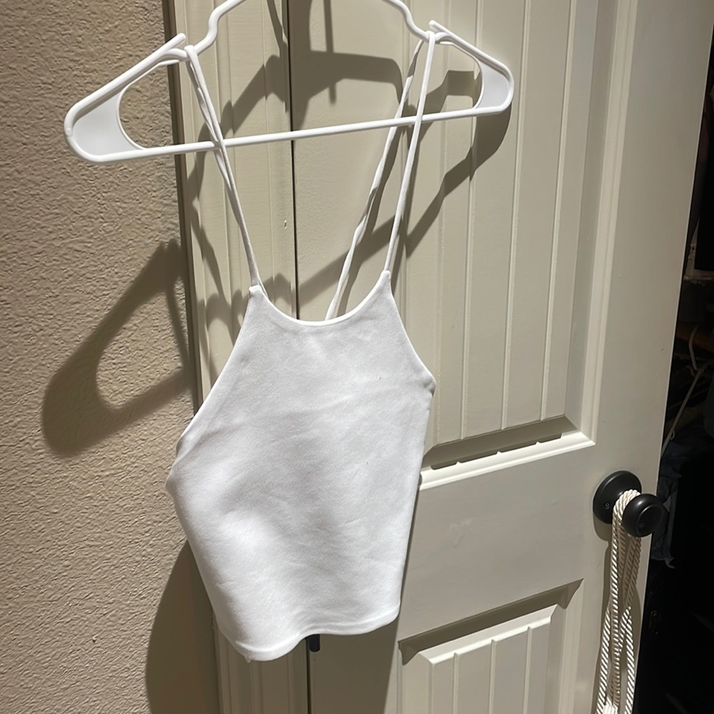 White ZARA tank top